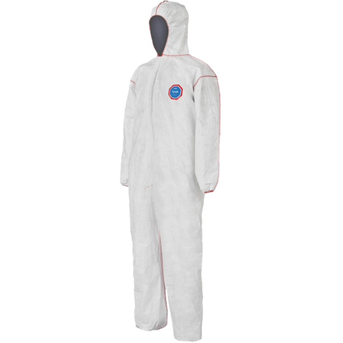 SFR Coveralls with Hood, Medium, White, Tyvek&reg; 400 Oxford Builders Supplies Inc