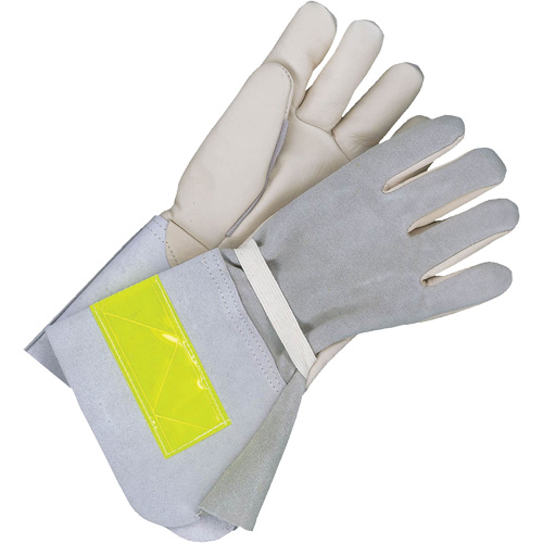 Gants de travail doubl&eacute;s avec poignet de 5", Cuir fleur de vache, Taille 10 Oxford Builders Supplies Inc