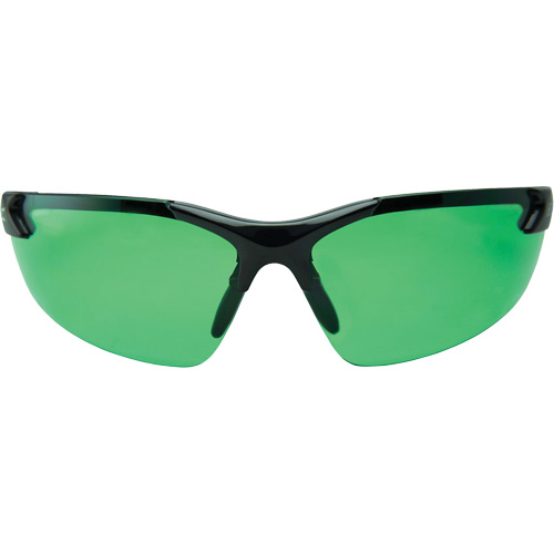 Zorge G2 Safety Glasses, Green Lens, Anti-Scratch, ANSI Z87+/MCEPS GL-PD 10-12/Meets/Exceeds CSA Z94.3 Oxford Builders Supplies Inc