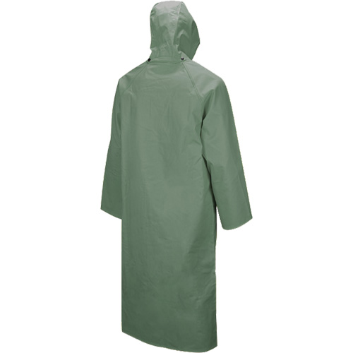 851 Hurricane Long Coat with Detachable Hood, 4X-Large, Green Oxford Builders Supplies Inc