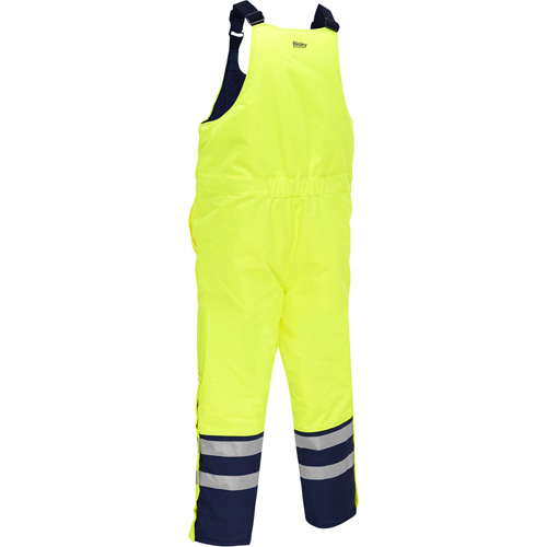 Salopette pour le froid extr&ecirc;me Bisley, Polyester, Petit, Jaune lime haute visibilit&eacute; Oxford Builders Supplies Inc