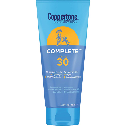 Protection solaire compl&egrave;te Coppertone, FPS 30, Lotion Oxford Builders Supplies Inc