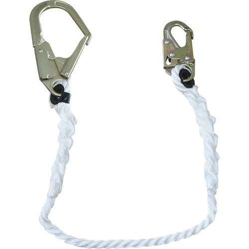 LAN-1242-4 5/8" Restraint Rope Lanyard, 1 Legs, 4', CSA Class A Oxford Builders Supplies Inc