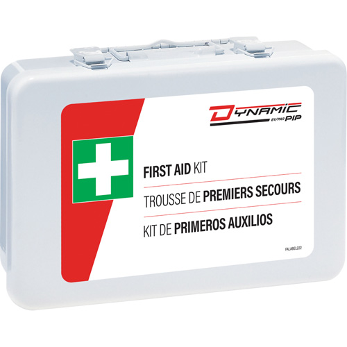 Trousse de premiers soins Dynamic, R&eacute;pond ou surpasse la norme CSA Z1220-24 type 2 environnements &agrave; faible risque, Petit (2-25 travailleurs) Oxford Builders Supplies Inc