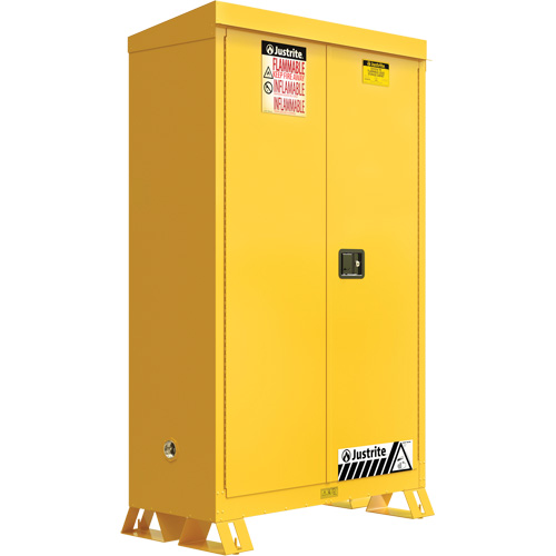 Armoire ext&eacute;rieure pour produits inflammables, 45 gal., 2 Porte(s), 43" La x 65" h x 18" p Oxford Builders Supplies Inc