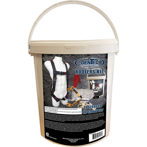 Koala Behr Roofer's Kit with 25' Rope, CSA Certified, Class A, Large/Medium/X-Large, 310 lbs. Cap. Oxford Builders Supplies Inc