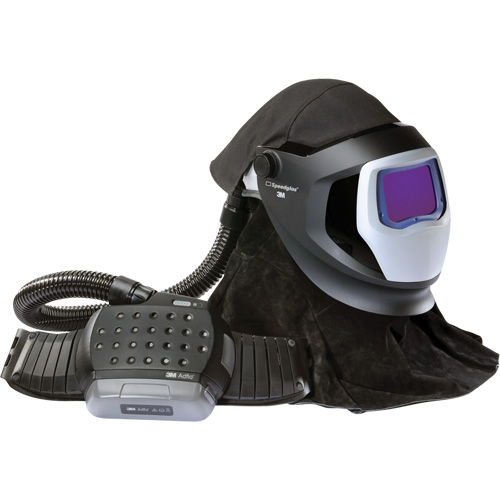 Adflo PAPR System with Versaflo M-Series Helmet & Speedglas Welding Shield Upgrade Kit, Welding Helmet, Lithium-Ion Battery Oxford Builders Supplies Inc
