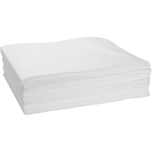 Bonded Sorbent Pad, Oil Only, 15" x 19", 10 gal. Absorbancy Oxford Builders Supplies Inc