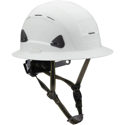 Fibre Metal Climbing Style Helmet with Full Brim, Meets CSA Type 2, Ratchet Suspension, Vented Oxford Builders Supplies Inc