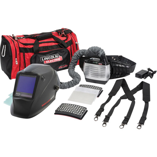 APR motoris&eacute; auto-assombrissant VIKING 3350 XG avec batterie &eacute;tendue, Masque de soudage, Pile Lithium-ion Oxford Builders Supplies Inc