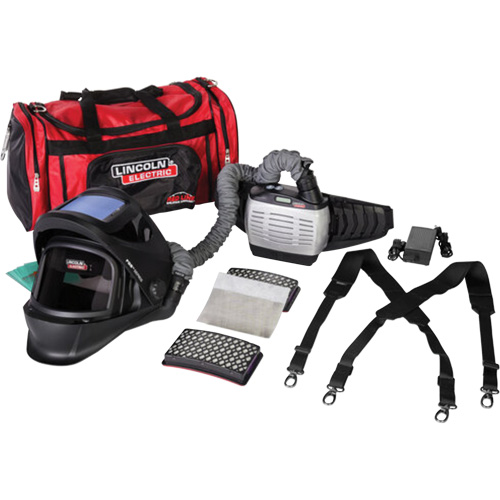 APR motoris&eacute; auto-assombrissant VIKING 3250D FGS avec batterie &eacute;tendue, Masque de soudage, Pile Lithium-ion Oxford Builders Supplies Inc