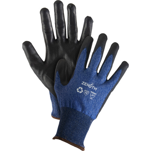 Gants &eacute;lastiques &eacute;cologiques r&eacute;sistants &agrave; la coupe, Taille 10, Calibre 18, Rev&ecirc;tement Polyur&eacute;thane, Enveloppe en Acier inoxydable/PEHP/rPET, ASTM ANSI niveau A5 Oxford Builders Supplies Inc