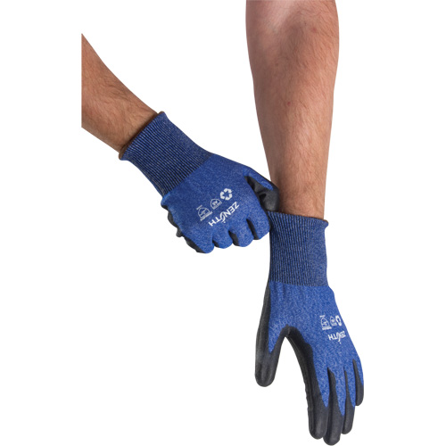 Gants &eacute;lastiques &eacute;cologiques r&eacute;sistants &agrave; la coupe, Taille 10, Calibre 18, Rev&ecirc;tement Polyur&eacute;thane, Enveloppe en Acier inoxydable/PEHP/rPET, ASTM ANSI niveau A5 Oxford Builders Supplies Inc