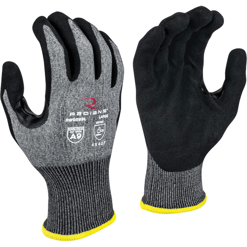 Gants enduits r&eacute;sistants &agrave; la coupe RWG589, Taille T-petit, Calibre 18, Rev&ecirc;tement Mousse de nitrile, Enveloppe en PEHP, ASTM ANSI niveau A9/EN 388 niveau F Oxford Builders Supplies Inc