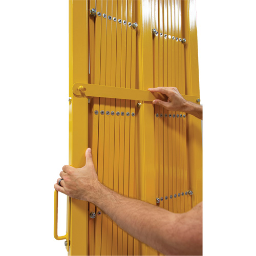 Expandable Barrier, 84" H x 20' L, Yellow Oxford Builders Supplies Inc