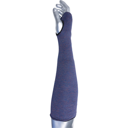 Kut Gard&reg; ECO Series 2-Ply ASP Sleeve with Thumb Hole, Aramid, 14", ASTM ANSI Level A3, Purple Oxford Builders Supplies Inc