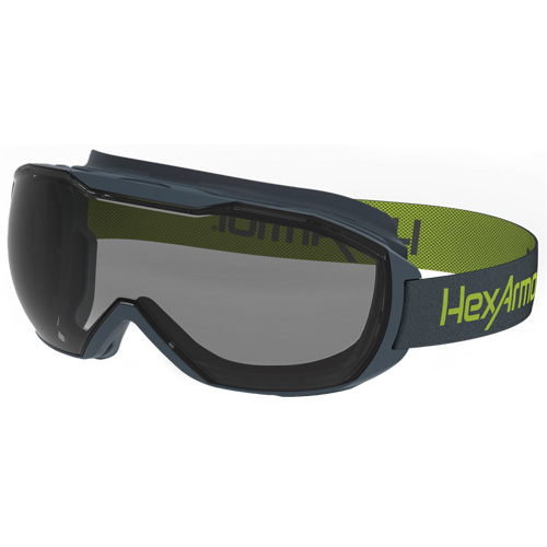 MX500 Safety Goggles, Grey Lens, Anti-Fog/Anti-Scratch, Indirect Vent Oxford Builders Supplies Inc