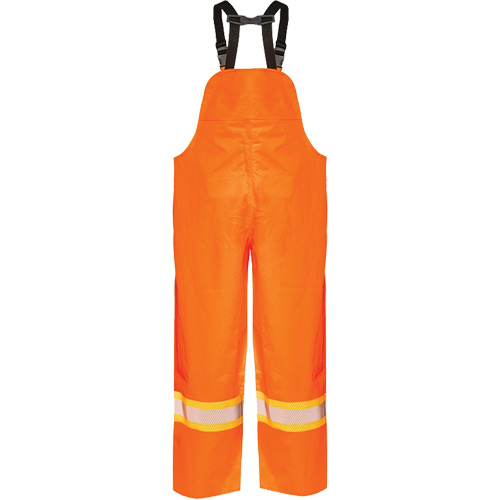 R805 Hurricane Bib Pants, Small, High Visibility Orange Oxford Builders Supplies Inc