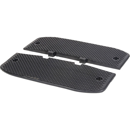 Speed Hump End Caps, Rubber, 3' L x 20" W x 2" H Oxford Builders Supplies Inc