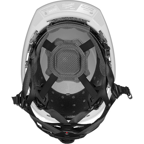 Casque de s&eacute;curit&eacute; &agrave; bordure avant BOLT, R&eacute;pond aux normes CSA type 2, Suspension Rochet, Non ventil&eacute; Oxford Builders Supplies Inc