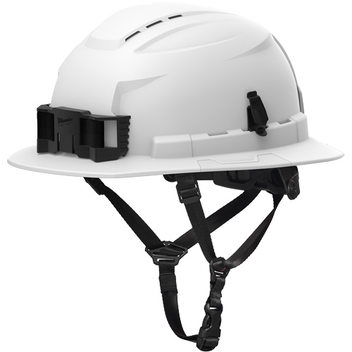 Casque de s&eacute;curit&eacute; &agrave; bordure complet BOLT, R&eacute;pond aux normes CSA type 2, Suspension Rochet, Ventil&eacute; Oxford Builders Supplies Inc