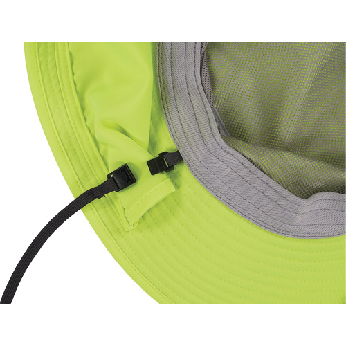 Chapeau de garde forestier 8934 Chill-Its avec prot&egrave;ge-nuque, petit/moyen, Lime haute visibilit&eacute; Oxford Builders Supplies Inc