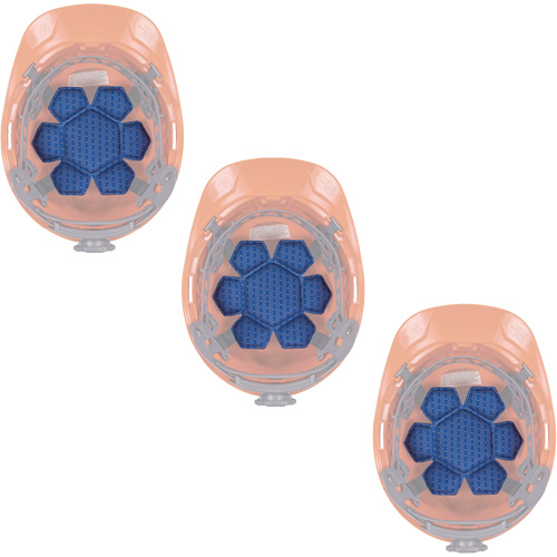 Coussin sup&eacute;rieur de refroidissement pour casque de s&eacute;curit&eacute; Chill-Its 6612 &agrave; &eacute;vacuation de lhumidit&eacute; Oxford Builders Supplies Inc