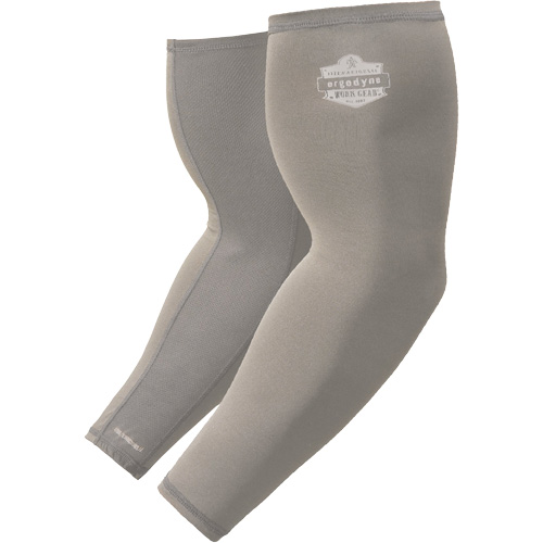 Chill-Its 6690 Performance Knit Cooling Arm Sleeves, Medium, Grey Oxford Builders Supplies Inc