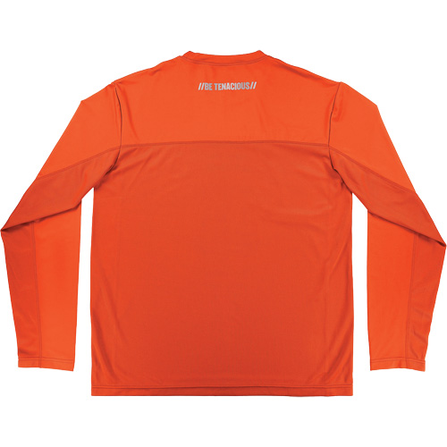 Chemise de refroidissement &agrave; manches longues avec protection solaire et UV Chill-Its 6689, Orange, Petit Oxford Builders Supplies Inc