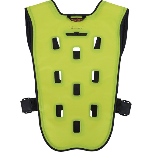 Veste de refroidissement &eacute;vaporatif Chill-Its 6685 avec fermeture &agrave; glissi&egrave;re, 2T-grand/3T-grand, Jaune lime haute visibilit&eacute; Oxford Builders Supplies Inc