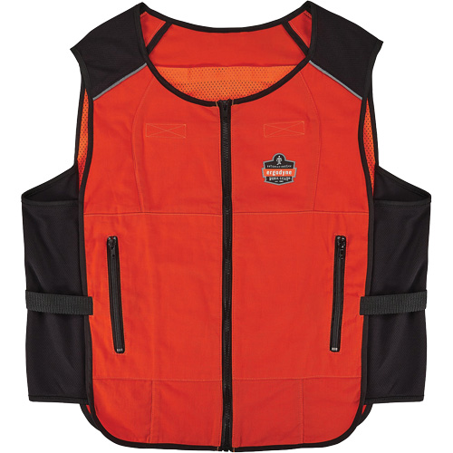 Veste de refroidissement &agrave; changement de phase l&eacute;g&egrave;re Chill-Its 6255 (veste seulement), Grand/T-Grand, Orange Oxford Builders Supplies Inc