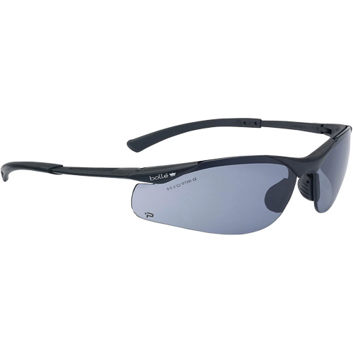 Contour BSSI Safety Glasses, Brown/Smoke Lens, Anti-Fog/Anti-Scratch, ANSI Z87+ Oxford Builders Supplies Inc