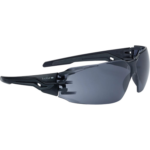 Silex+ BSSI Safety Glasses, Grey/Smoke Lens, Anti-Fog/Anti-Scratch, ANSI Z87+ Oxford Builders Supplies Inc