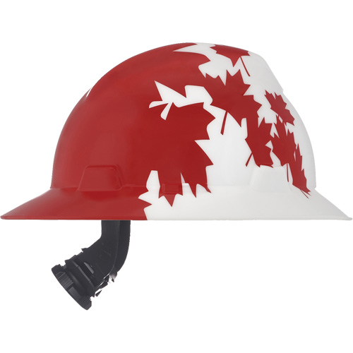 Casque de protection V-Gard &agrave; fentes s&eacute;rie Canadian Freedom, Suspension Rochet, Non ventil&eacute; Oxford Builders Supplies Inc