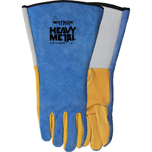 Yellow Tail MIG/TIG Welding Gloves, Grain Deerskin/Split Cowhide, Size X-Large Oxford Builders Supplies Inc