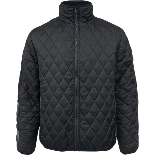 Manteau pour cong&eacute;lateur Thermolite 405BK, Hommes, Grand, Noir Oxford Builders Supplies Inc
