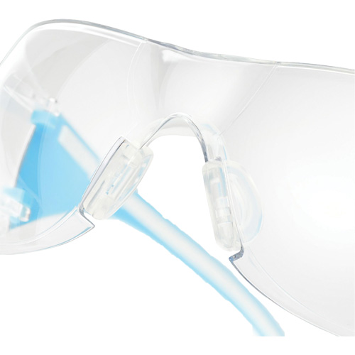 Lunettes de s&eacute;curit&eacute; bleu/blanc Adapt Lite, Lentille Transparent, Antibu&eacute;e/Anti-&eacute;gratignures, ANSI Z87+/R&eacute;pond ou surpasse la norme CSA Z94.3 Oxford Builders Supplies Inc