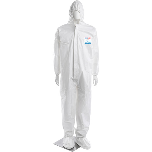 Combinaison XP1800 CoverMe, Grand, Blanc, Micropore Oxford Builders Supplies Inc