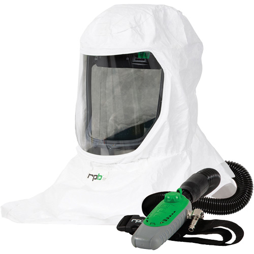 Respirateur T-Link avec casquette, tube de respiration & C40, Cagoule ample & visi&egrave;re Oxford Builders Supplies Inc