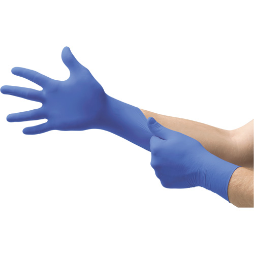 MICROFLEX N21 Disposable Gloves, 10/9.5/X-Large, Nitrile, 4.7-mil/5.5-mil, Powder-Free, Cobalt, Class 2 Oxford Builders Supplies Inc