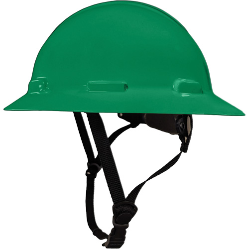 Casque de s&eacute;curit&eacute; &agrave; bordure compl&egrave;te LIDGUARD avec mentonni&egrave;re, R&eacute;pond aux normes CSA type 2, Suspension Rochet, Ventil&eacute; Oxford Builders Supplies Inc