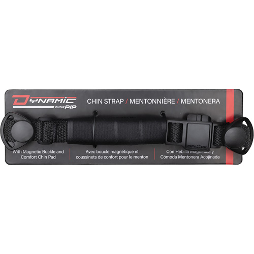 Dyna-Clic 4-Point Chin Strap with Magnetic Clip and Chin Pad Oxford Builders Supplies Inc