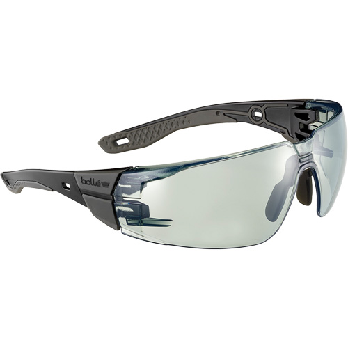 RUSH+ 2.0 M/L Safety Glasses with Black & Grey Frame, Grey/IR 1.7 Lens, Anti-Fog/Anti-Scratch, ANSI Z87+ Oxford Builders Supplies Inc