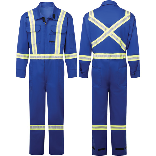 Avenger 9 oz FR Coveralls, Style 109, Men's, Royal Blue, Size 50 (Tall) Oxford Builders Supplies Inc