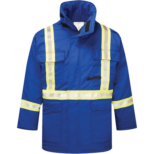 Parka de 9 oz isol&eacute; Avenger, style 3215, Hommes, Moyen (grande taille), Bleu Oxford Builders Supplies Inc