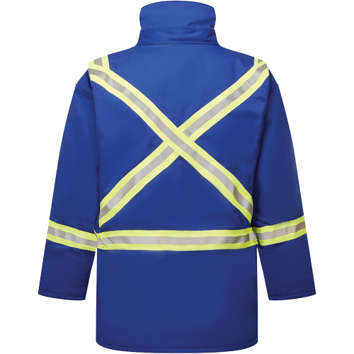 Parka de 9 oz isol&eacute; Avenger, style 3215, Hommes, Moyen (grande taille), Bleu Oxford Builders Supplies Inc