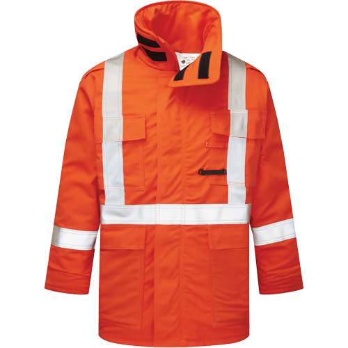 Parka isol&eacute; de 9 oz Haute visibilit&eacute; Avenger, style 515, Hommes, 4T-Grand (grande taille), Orange Oxford Builders Supplies Inc