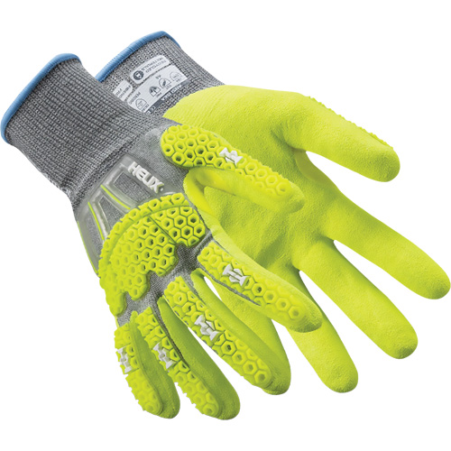 Gants antichocs Helix 3014IMP, 12/3T-Grand, Paume en PEHP, Poignet &eacute;lastique/Poignet en tricot Oxford Builders Supplies Inc