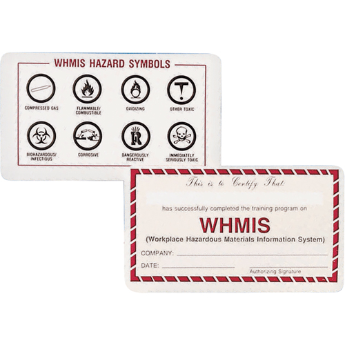 Cartes de portefeuille SIMDUT Oxford Builders Supplies Inc