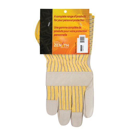 Gants d'ajusteur &agrave; paume s&egrave;che d'usage standard, Grand, Paume en Cuir fleur de vache, Doublure en Coton Oxford Builders Supplies Inc